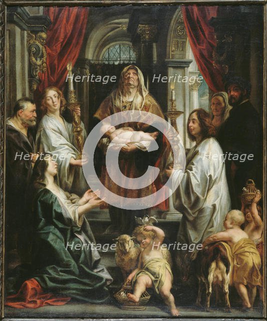 The Presentation in the Temple. Creator: Jordaens, Jacob (1593-1678).
