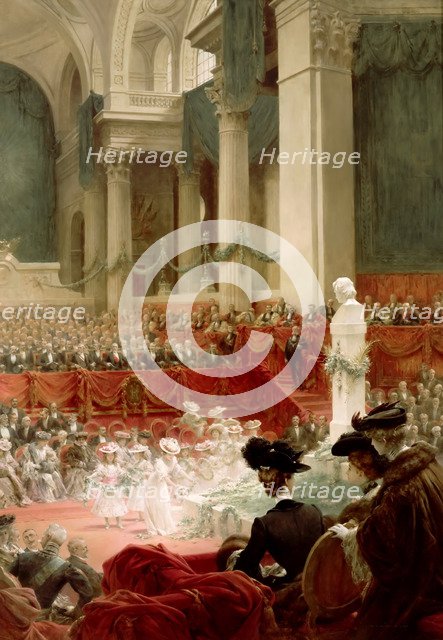 Celebration of the 100th Birthday of Victor Hugo at the Panthéon in Presence of the President Félix  Artist: Chartran, Théobald (1849-1907)