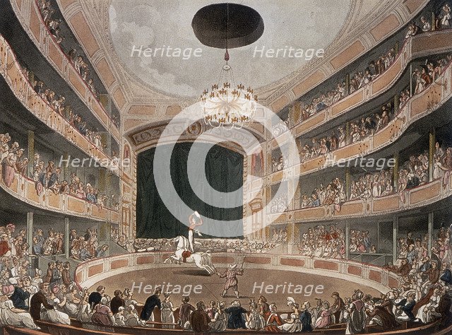 Astley's Royal Amphitheatre, Lambeth, London, before 1895. Artist: Thomas Rowlandson