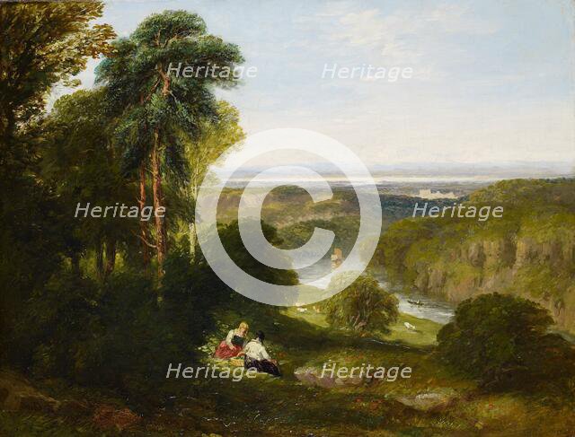 The Wyndcliffe, River Wye, 1842. Creator: David Cox the elder.