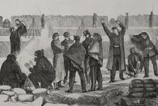 Franco-Prussian War (1870-1871): Siege of Paris, 1871.  Creator: Enrique Laporta Valor.