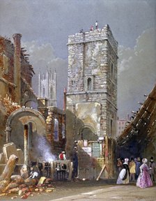 St Bartholomew-by-the-Exchange, City of London, 1842.       Artist: George Sidney Shepherd