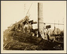 Loggers, about 1910-1945. Creator: Darius Kinsey.