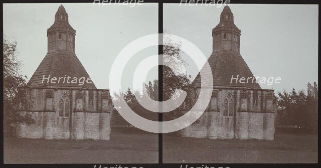 Abbot's Kitchen, Glastonbury Abbey, Glastonbury, Mendip, Somerset, 1913. Creator: Walter Edward Zehetmayr.