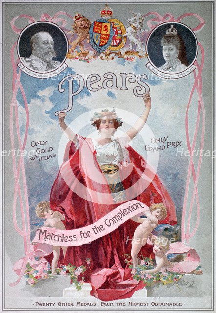 Pears soap advert, 1903. Artist: Unknown