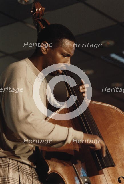 Bob Hurst, Jazz Inn Party, Nordwijk, Netherlands, 1989. Creator: Brian Foskett.