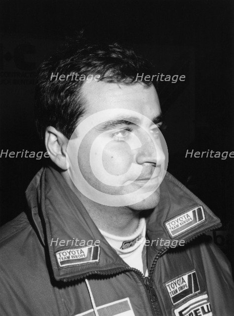 Carlos Sainz, 1989. Artist: Unknown