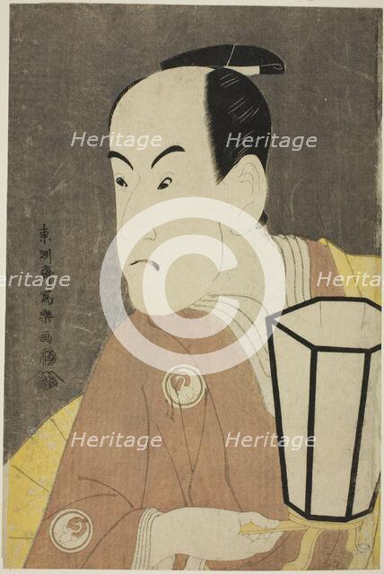 The actor Bando Hikosaburo III as Sagisaka Sanai, 1794. Creator: Tôshûsai Sharaku.