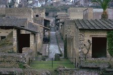 The Roman town of Herculaneum, 1st century. Artist: Unknown