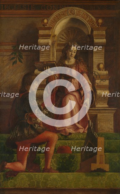 Music, 1470s. Artist: Justus van Gent (Joos van Wassenhove) (ca 1410-ca 1480)