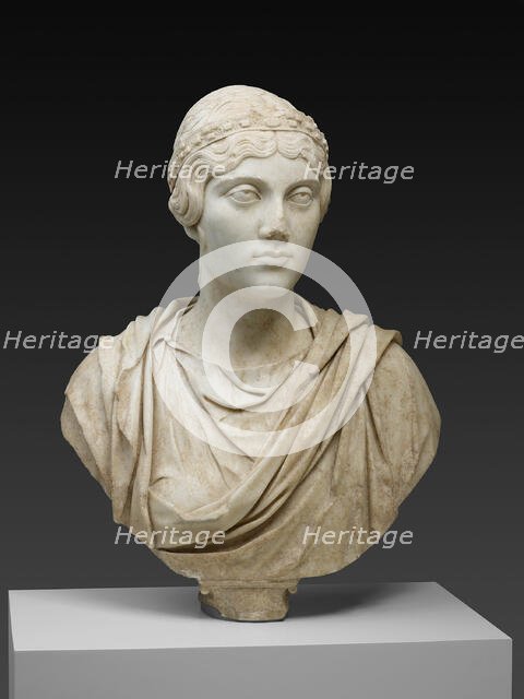 Portrait Bust of a Woman, Mid-2nd century. Creator: Unknown.