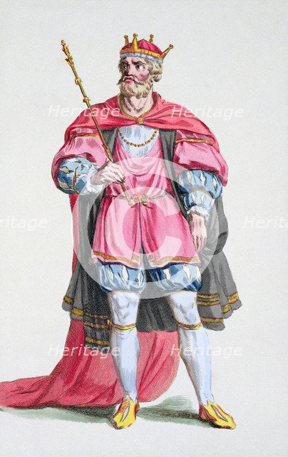 William the Conqueror, 11th century Duke of Normandy and King of England, (1780). Artist: Pierre Duflos