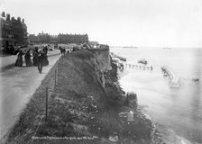 The promenade at Cliftonville, Margate, Kent, 1890-1910. Artist: Unknown