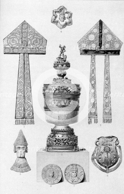 'Relics Associated with Thomas A Becket', 1886. Artist: Charles Lawrie.