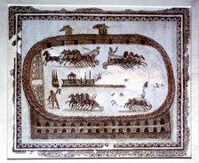 Games, Roman mosaic from Carthage, 2nd century AD. Artist: Unknown