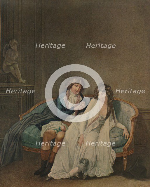 'La Rose Prise', c1820-1840, (1913). Artist: Frederic Cazenave.