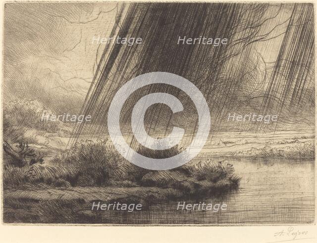 Storm (Un orage). Creator: Alphonse Legros.