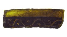 Glass Fragment, European, 14th century. Creator: Unknown.