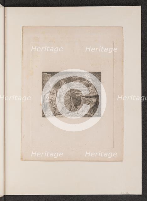 Job Rebuked by His Friends, 1825. Creator: William Blake.