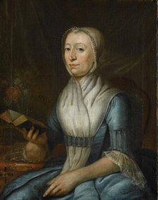 Portrait of Eva Goudriaan-de Veer, 1776. Creator: Cornelis van Cuylenburg.