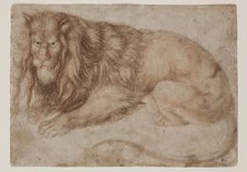 Recumbent Lion, between 1494 and 1495. Creator: Albrecht Durer.