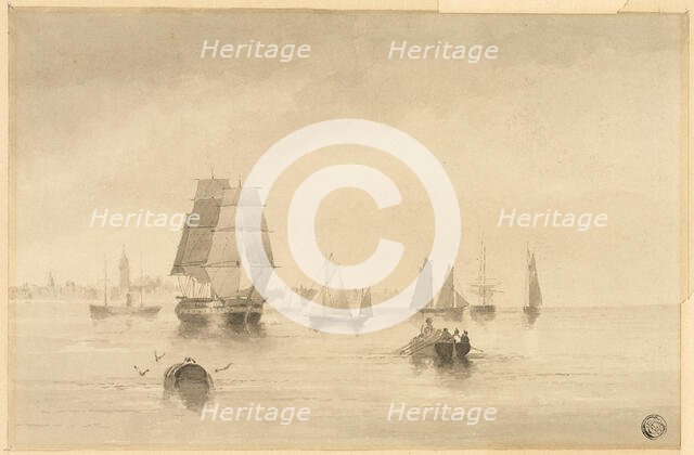 Rye - South Coast Near Hastings, n.d. Creator: Edward William Cooke.