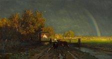 Rainbow, 1875. Artist: Roelofs, Willem (1822-1897)