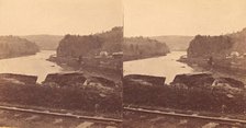 Group of 5 Stereograph Views of Canals, 1860s-80s. Creator: Unknown.