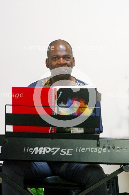 Basil Hodge Quintet, Jazz Africa, Loughton Methodist Church, Loughton, Apr 2023. Creator: Brian O'Connor.