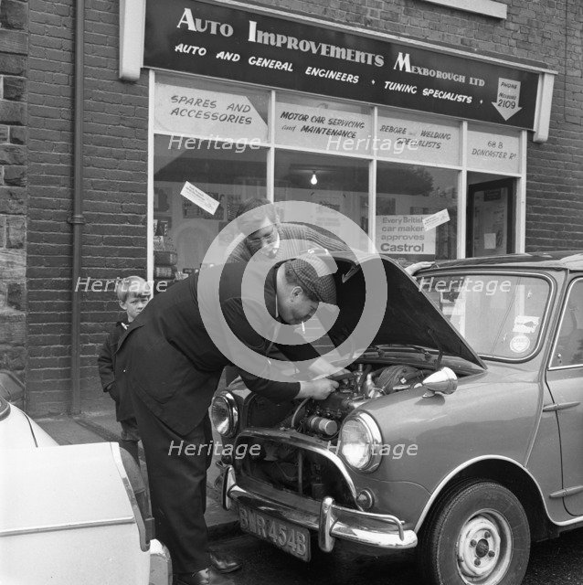 Auto Improvements, Mexborough, South Yorkshire, 1965. Artist: Michael Walters