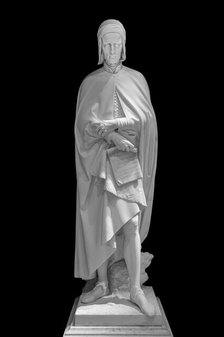 Dante Alighieri (1265-1321), 1872. Creator: Vela, Vincenzo (1820-1891).