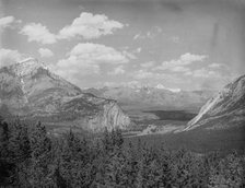Down Bow Valley from Upper Spring, Banff, Alberta, c1902. Creator: Unknown.
