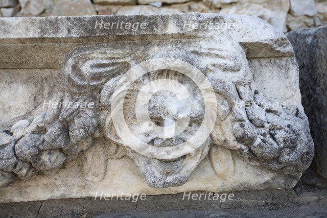 The Portico of Tiberius, Aphrodisias, Turkey. Artist: Samuel Magal