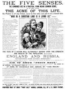 Advertisement for Eno's "Fruit Salt", 1895. Creator: Unknown.
