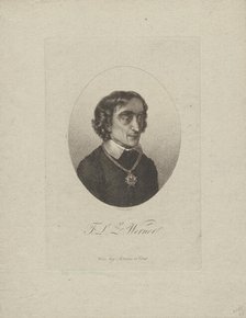 Portrait of the poet Friedrich Ludwig Zacharias Werner (1768-1823). Creator: Ender, Johann Nepomuk (1793-1854).