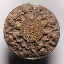 Roundel with Mermaids and Lotus, c. 100 BC. Creator: Unknown.