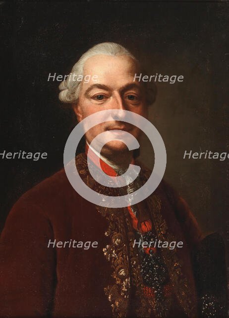 Portrait of Franz Joseph I, Prince of Liechtenstein (1726-1781), ca 1778. Creator: Roslin, Alexander, (Studio of)  .