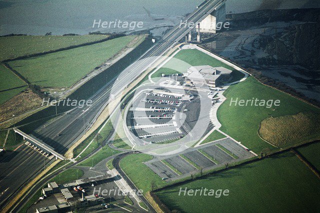 Aust Services, Aust, South Gloucestershire, 1971. Artist: Jim Hancock.