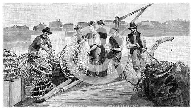 Fisherman's Jetty, 1886. Artist: Unknown