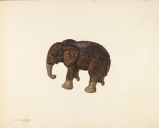 Penny Bank (Elephant), c. 1939. Creator: Ben Lassen.