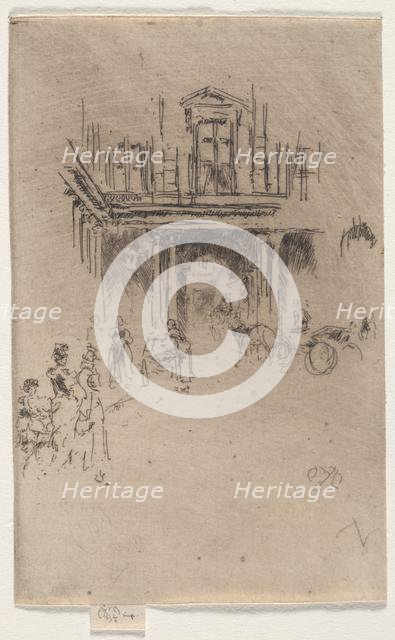 A Corner of the Palais Royal. Creator: James McNeill Whistler (American, 1834-1903).