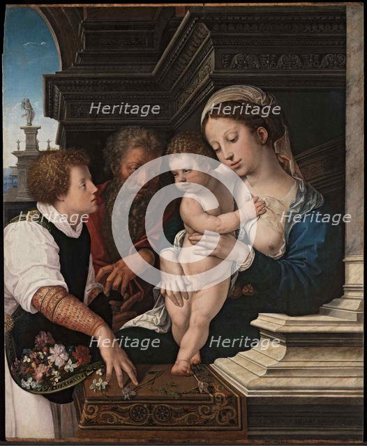 The Holy Family, ca 1521. Creator: Orley, Bernaert, van (1488-1541).