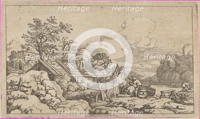 The Hut of the Carpenter, 17th century. Creator: Allart van Everdingen.