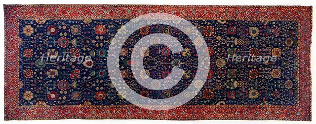 An Isphahan carpet from the 16th century, 1910. Artist: Unknown