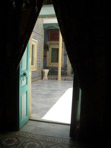 Courtyard, Dar Essid Museum, Sousse, Tunisia, 2009.  Creator: Amanda Waite.
