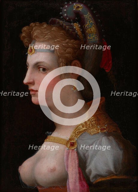 A bust of a woman - "Venus Victrix" (Venus the Victorious), c1565-1570. Creator: Tosini, Michele (1503-1577).