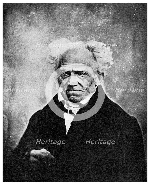 Nihilism: Arthur Schopenhauer, German philosopher, 19th century (1956). Artist: Unknown