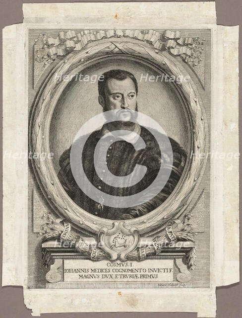 Garzia de' Medici, 1666; published 1761. Creator: Adriaen Haelwegh.