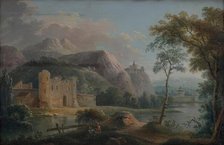 Landscape by a lake, 1750/1780 . Creator: Unknown.
