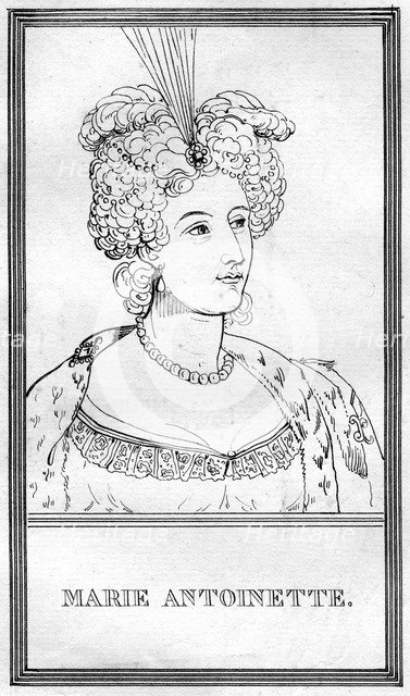 Marie Antoinette, Queen Consort of Louis XVI of France. Artist: Unknown